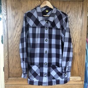 Women’s Long Length Flannel Shirt